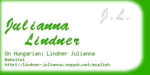 julianna lindner business card